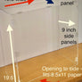 This portable, fold-out tabletop plexiglass shield weights 7 lbs and is easy to bring to a meeting or restaurant and set up quickly.