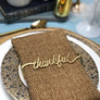 Thankful Wrap Matte Gold