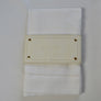 Leather Style Napkin Wrap SET (4) - Off White