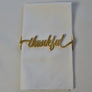 Thankful Wrap SET(4) - Matte Gold