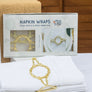 Filigree Wrap Set (4)- Matte Gold