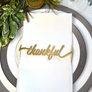 Thankful Wrap Matte Gold